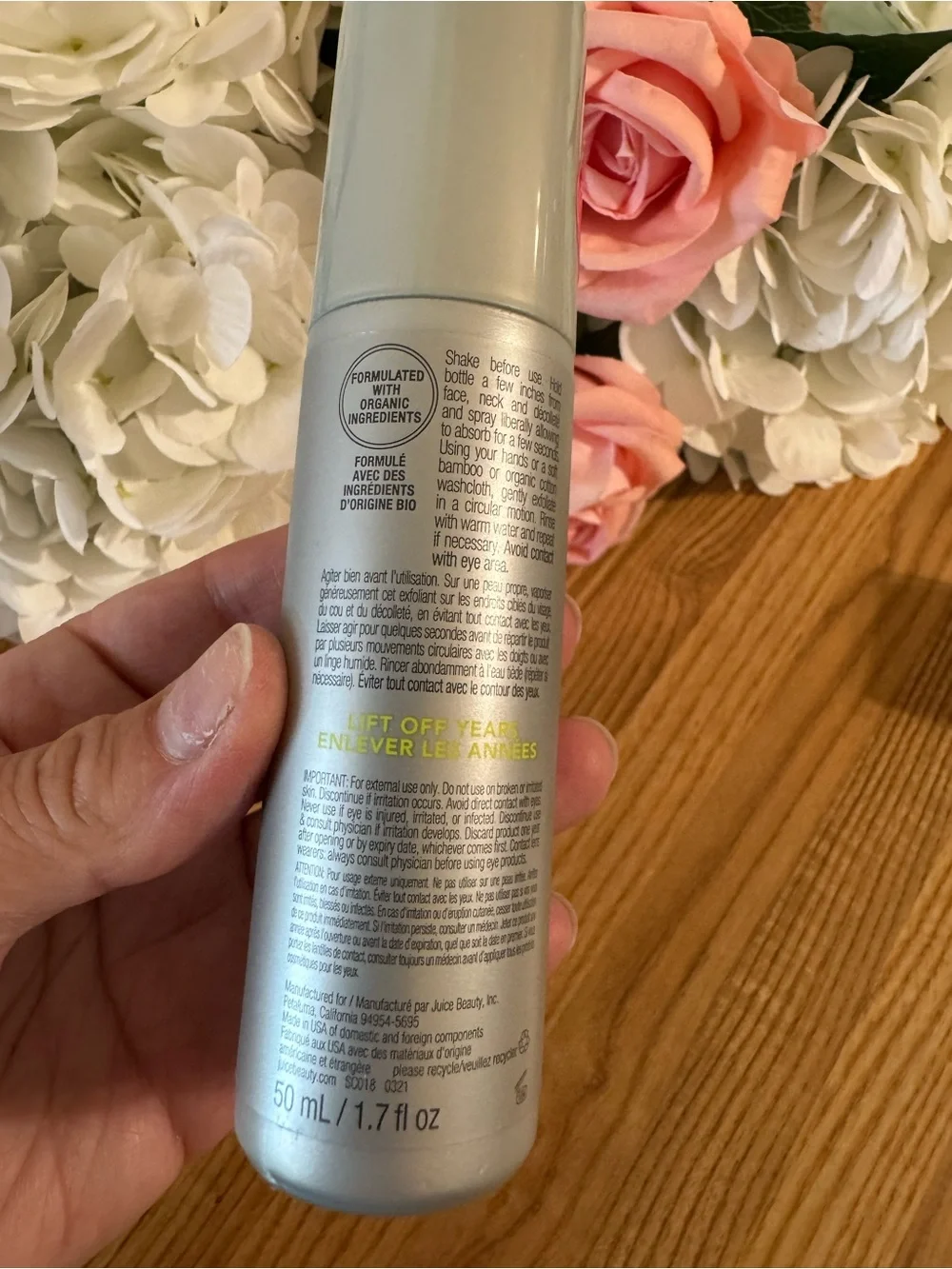 Juice Beauty Stem Cellular Exfoliating Peel Spray - Neon Yellow Accents